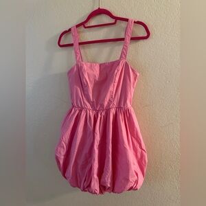 Pink Bubble Dress - Valentines Day Outfit